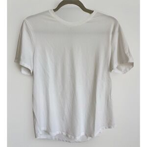 Lululemon Love Crew Short Sleeve T-Shirt White Size 10 Comfy Loungewear‎